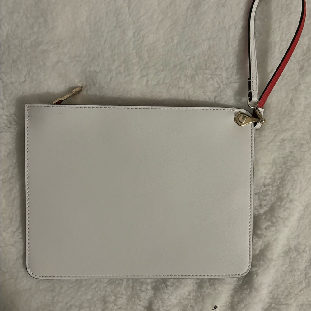 CHRISTIAN LOUBOUTIN 
Nappa Embossed Small East West Cabata Tote White
Size - Picture 6 of 7